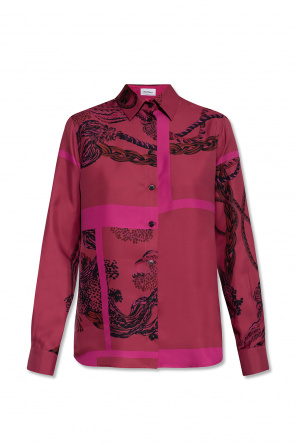 ジャケット SALVATORE FERRAGAMO Black Silk Shirt Salvatore Ferragamo Men Gancini Logo All Over Shirt Black Sz